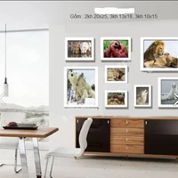 Khung gỗ bộ 8 khung - KG002