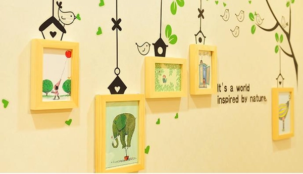 Khung gỗ bộ 5 khung - KG011