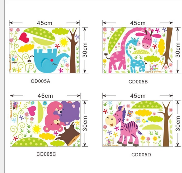 Vườn thú to 13 (dán được 16 kiểu )