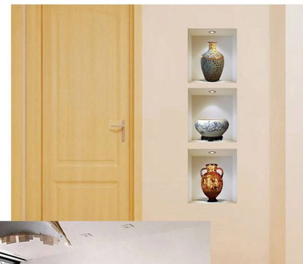 Bộ 3 tranh phong thủy bình hoa 2