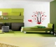 Decal dán tường cây trái tim