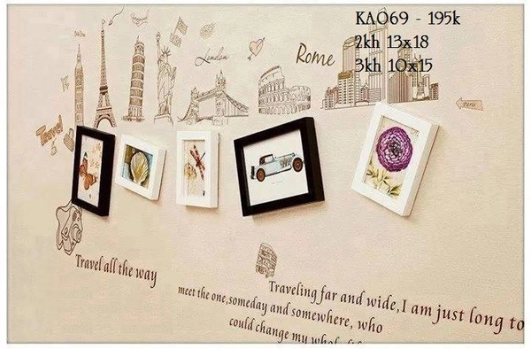 Khung ảnh bộ 5 khung - KA069