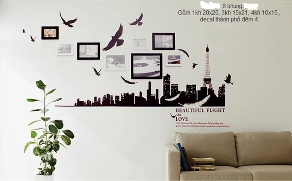 Khung gỗ bộ 8 khung - KG020