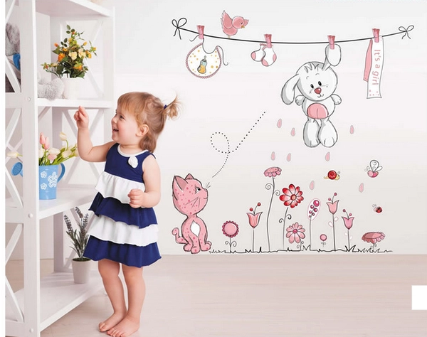 Đôi bạn thỏ và mèo