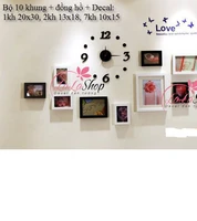 Khung gỗ bộ 10 khung - KG042