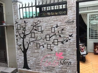 Giấy Decal Cuộn Gạch Nâu 2 Khổ 1.2m