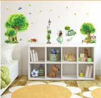 Decal dán tường Công viên xanh