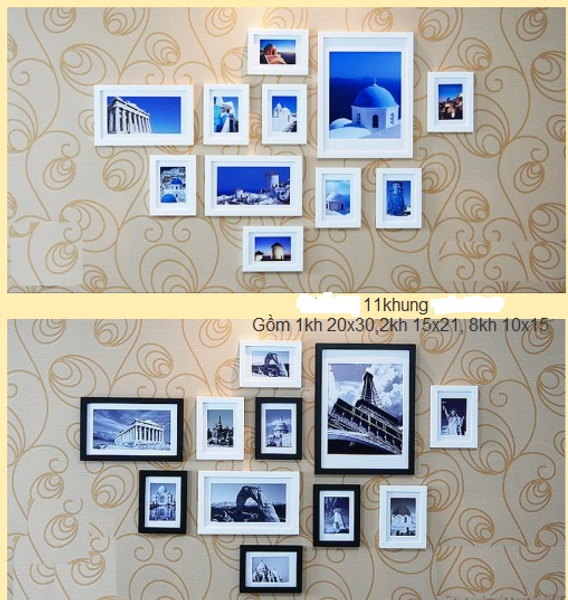 ​Khung gỗ bộ 11 khung - KG023