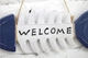 Bảng welcome xương cá biển