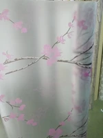 Decal cuộn kính mờ họa tiết cành đào Octki