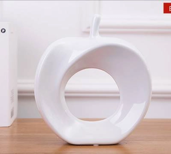 Trái táo sứ bộ 1 cái màu trắng