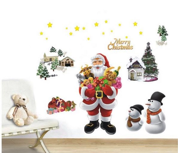 Decal dán tường Noel 2
