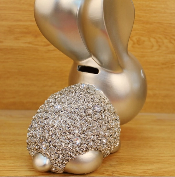 Cặp thỏ ngọc đính đá