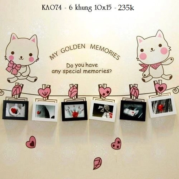 Khung ảnh bộ 6 khung - KA074