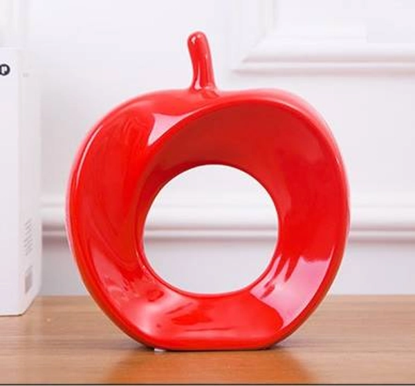 Trái táo sứ bộ 1 cái màu trắng