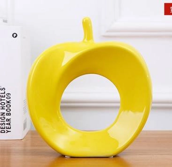 Trái táo sứ bộ 1 cái màu trắng