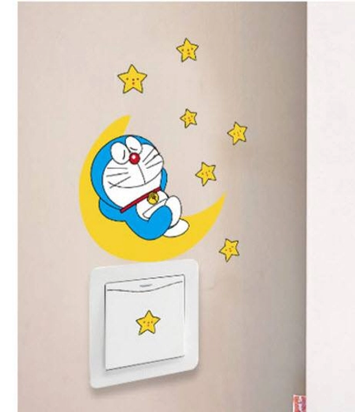 Ổ điện 10 cái hình Doremon và Nobita