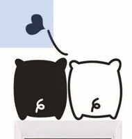 Decal ổ điện đôi heo