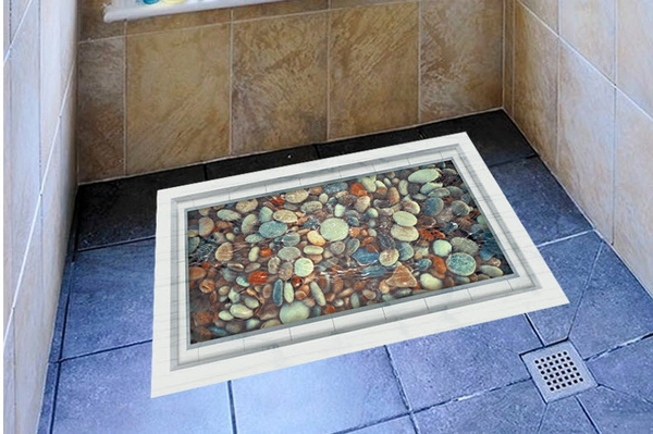 Decal tranh sỏi đá 