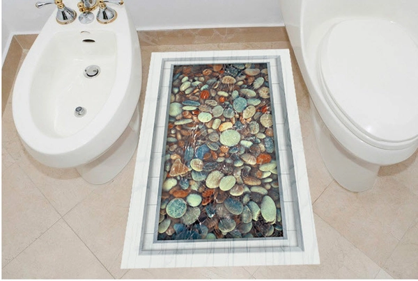 Decal tranh sỏi đá 