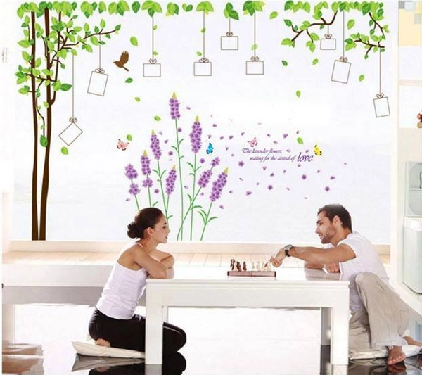 Decal combo cây photo 2   hoa lavender