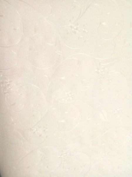 Decal cuộn dây leo hoa trắng kem nhỏ khổ 1m2(276)