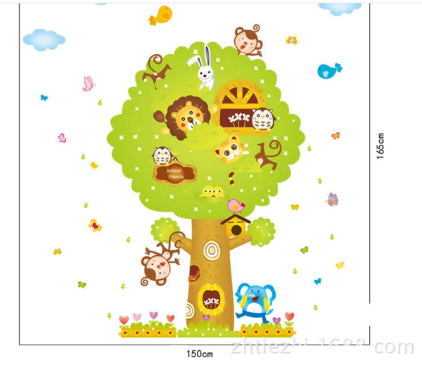 Decal nhà cây ngộ nghĩnh 2