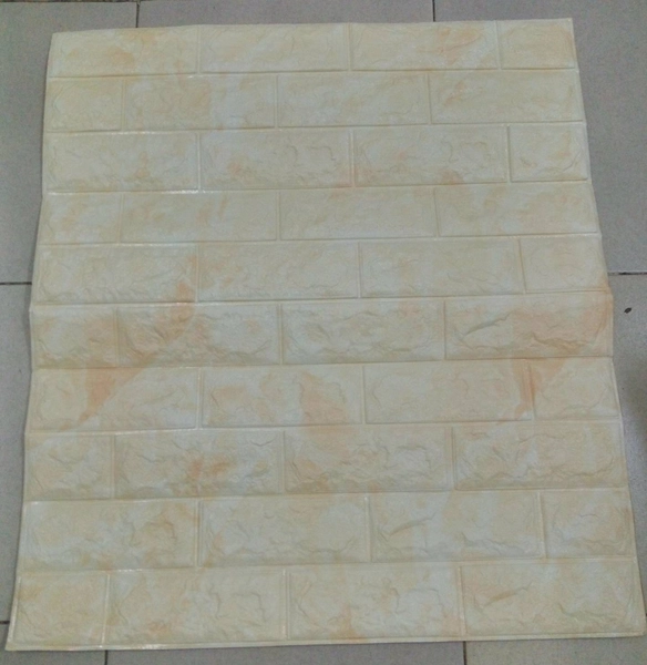 Xốp đá Hàn Quốc màu trắng pha nâu