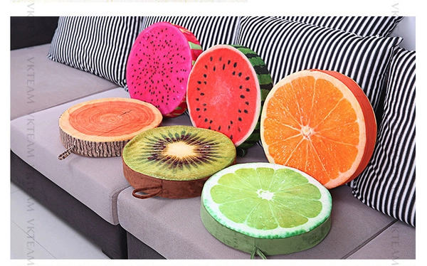 Gối 3D cam ruột vàng