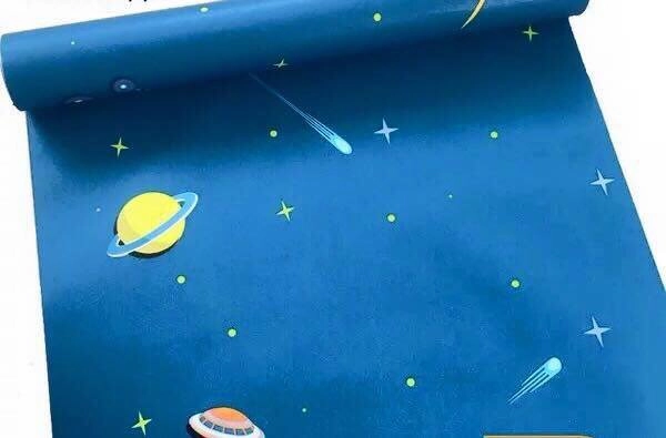 Giấy decal cuộn các hành tinh xanh