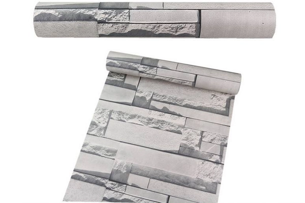 Giấy decal cuộn giả đá xám 3