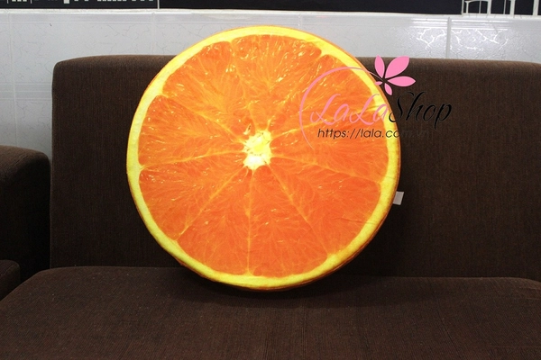 Gối 3D cam ruột vàng