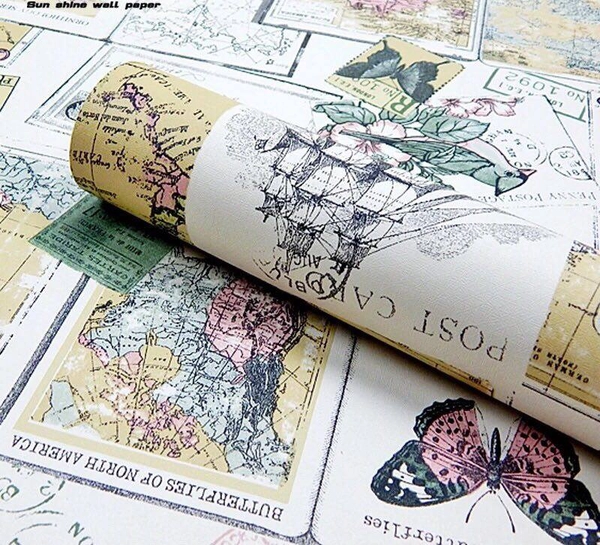 Decal cuộn tem nghệ thuật