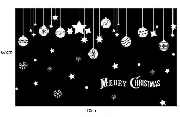 Dây treo quả cầu Noel và sao 5 cánh