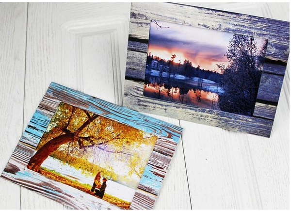 Khung giấy giả gỗ size lớn