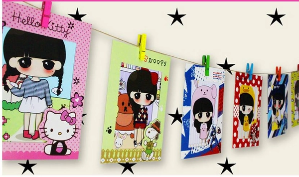 Khung giấy hình thú ngộ nghĩnh size vừa