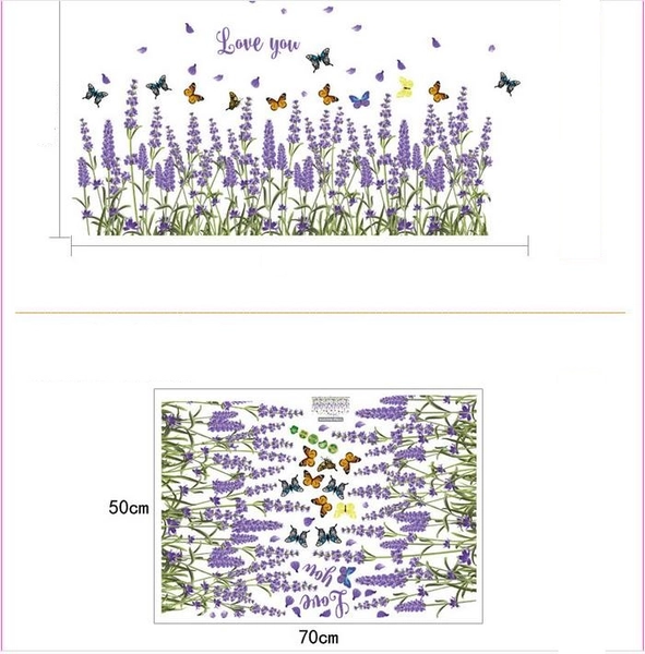 Chân tường hoa lavender 2