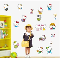 Decal kitty chơi đùa