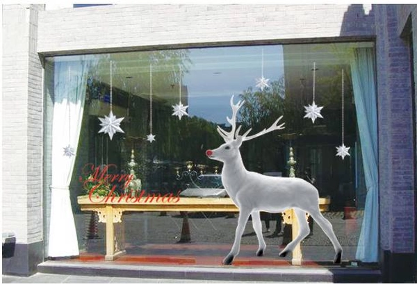 Tuần lộc trắng đón noel