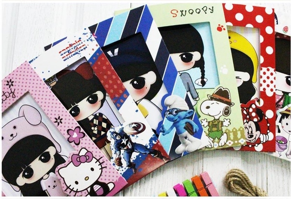 Khung giấy hình thú ngộ nghĩnh size vừa