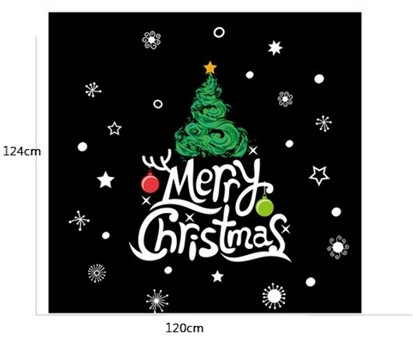 Merry Christmas và cây thông Noel xanh