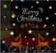 Decal noel Merry Christmas và đôi tuần lộc