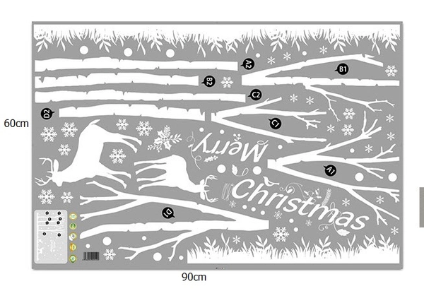 Merry Christmas & đôi tuần lộc Noel