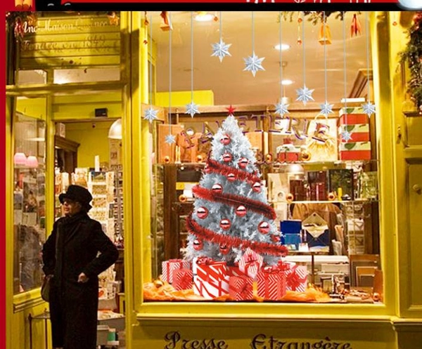 Cây thông Noel trắng 02