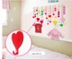 Bộ móc treo trái tim nhiều màu