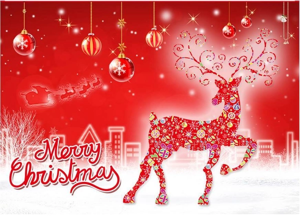 Tuần lộc đỏ đón noel 2