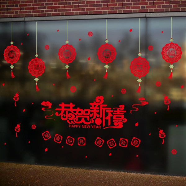 Decal tết lộc treo đầu năm