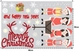 Decal dán tường Noel và những người bạn ( nền trắng đục)