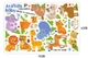 Decal dán tường vườn thú baby animals