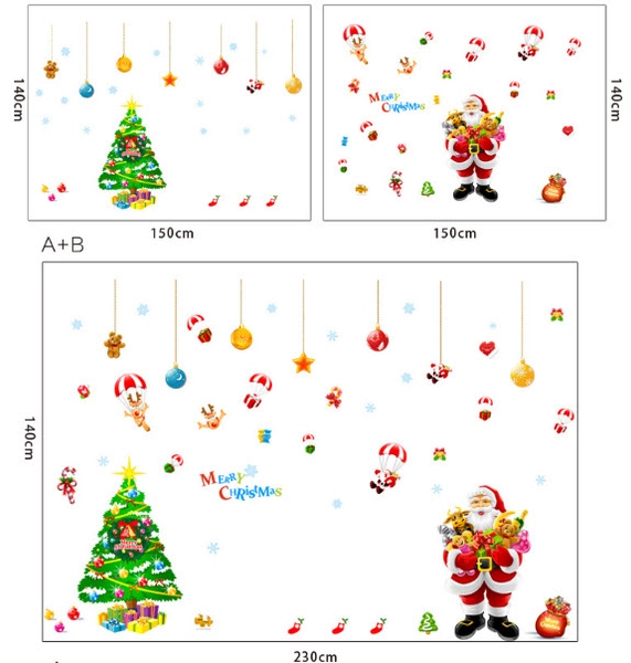 Ông già Noel và cây thông lớn